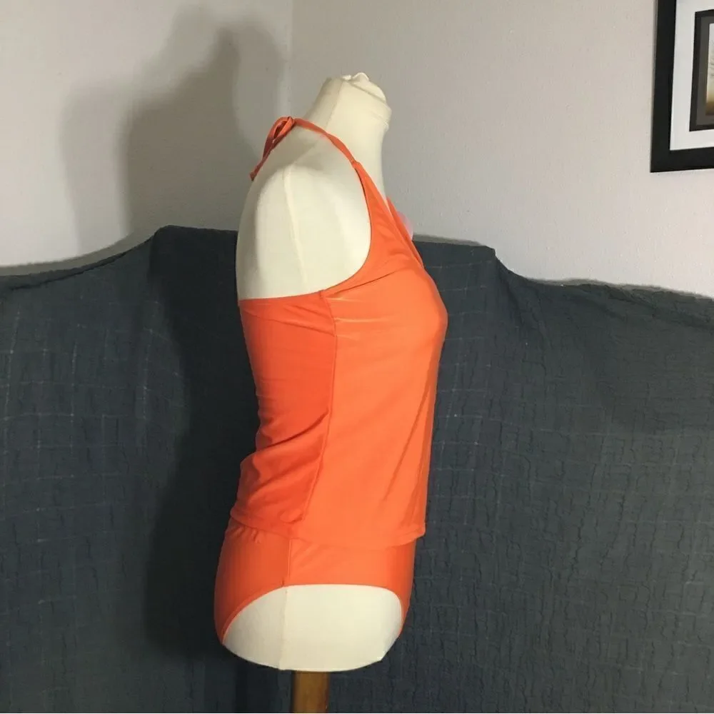 Bobbie Brooks NWT Orange Two Piece Swimset Size L